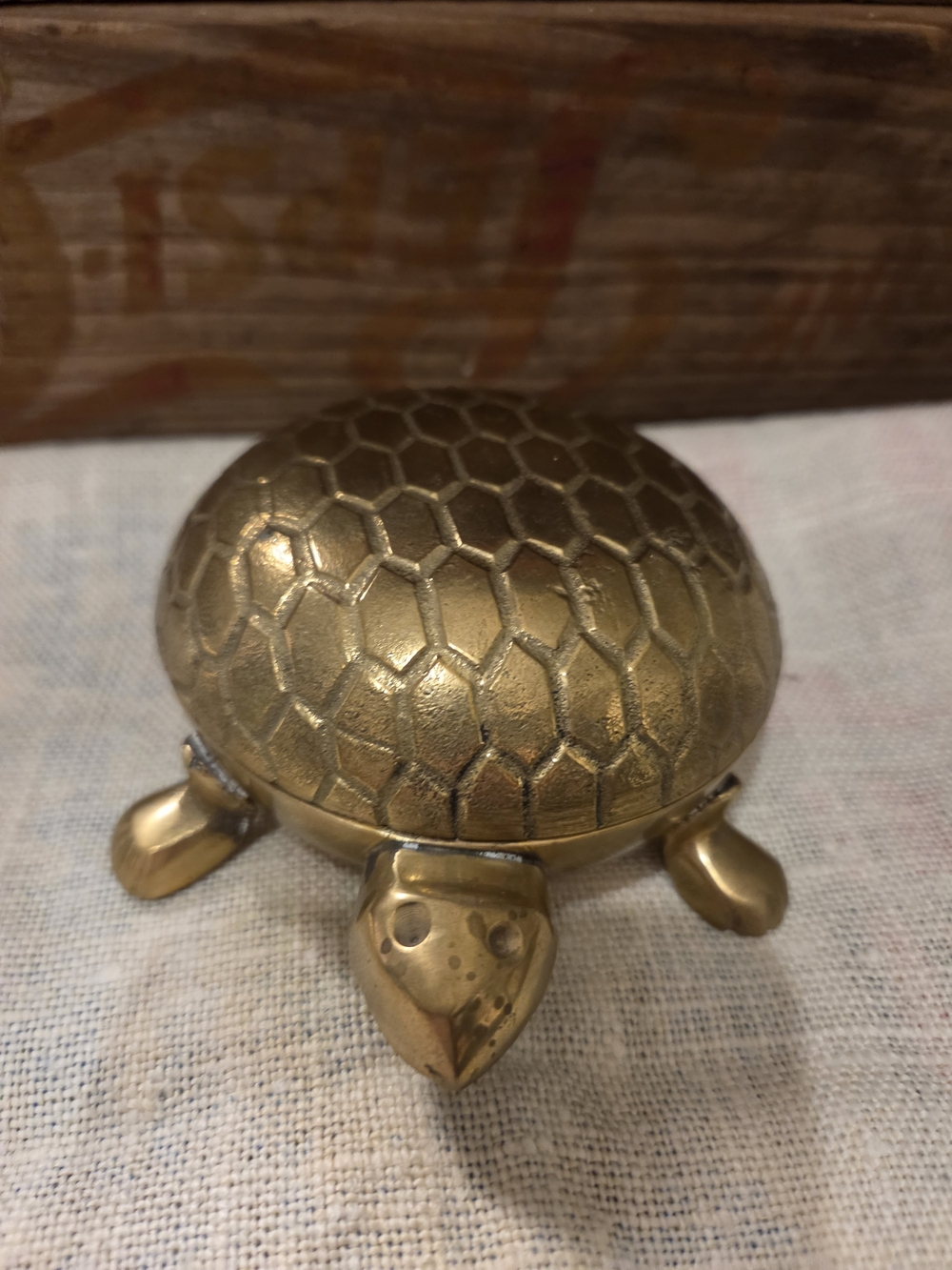 Brass Turtle Trinket Box - Hexagon Shell Pottery Barn